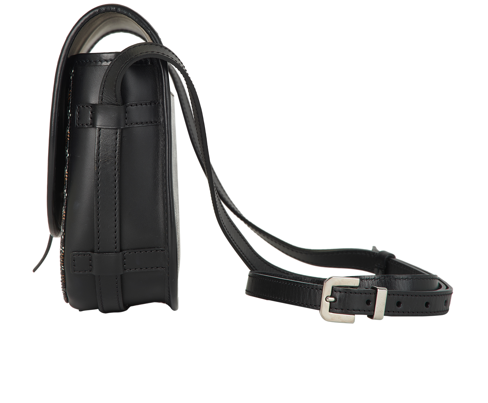 Belvedere PM, &pound;1,100, Handbags, Black, Canvas, Bottom view